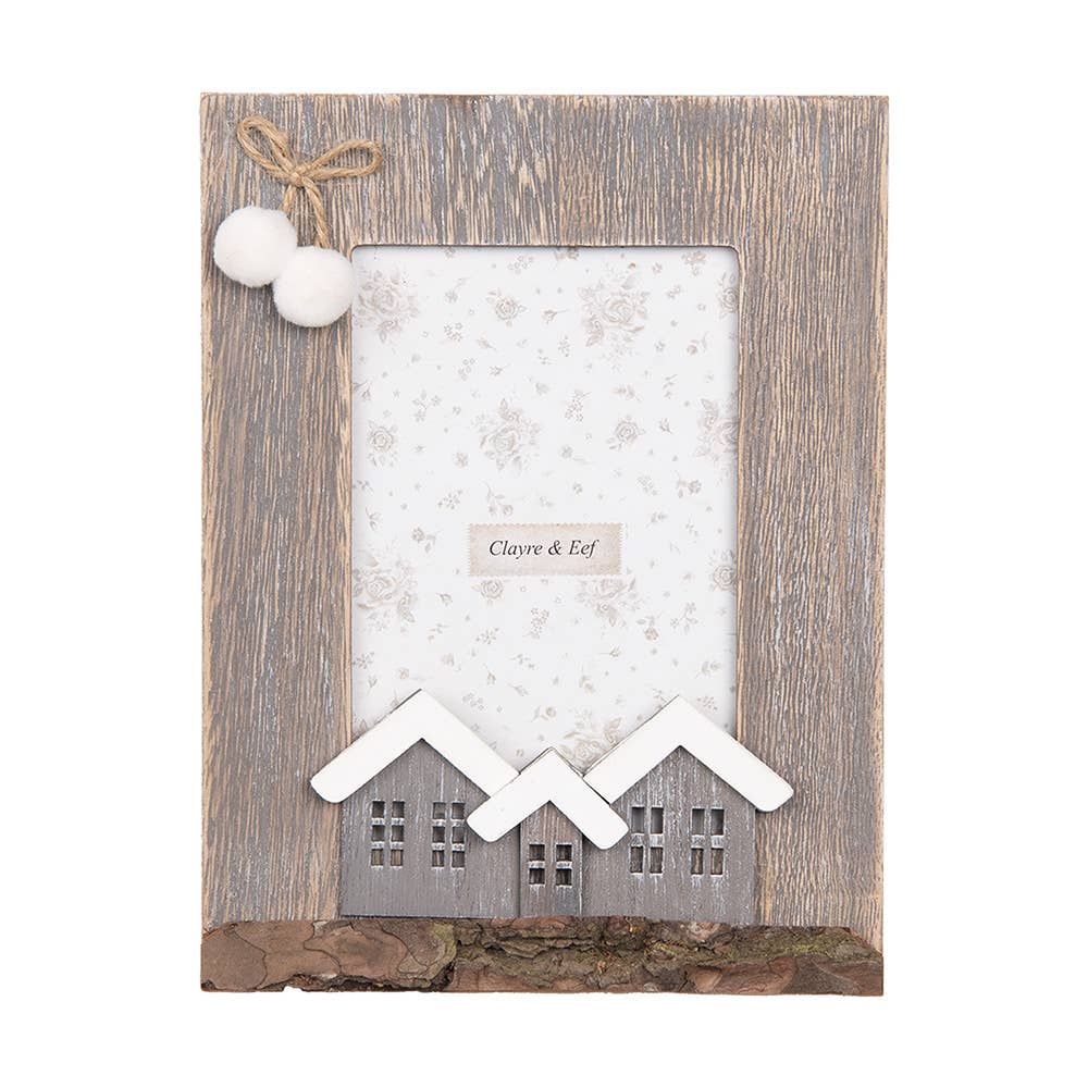 Fotolijst 10x15 cm - Bruin Hout Glas