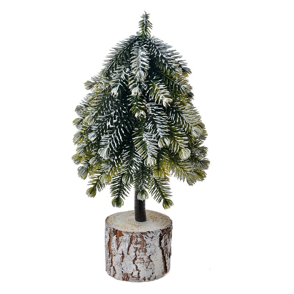 Kerstdecoratie Kerstboom 11x11x25 cm Groen