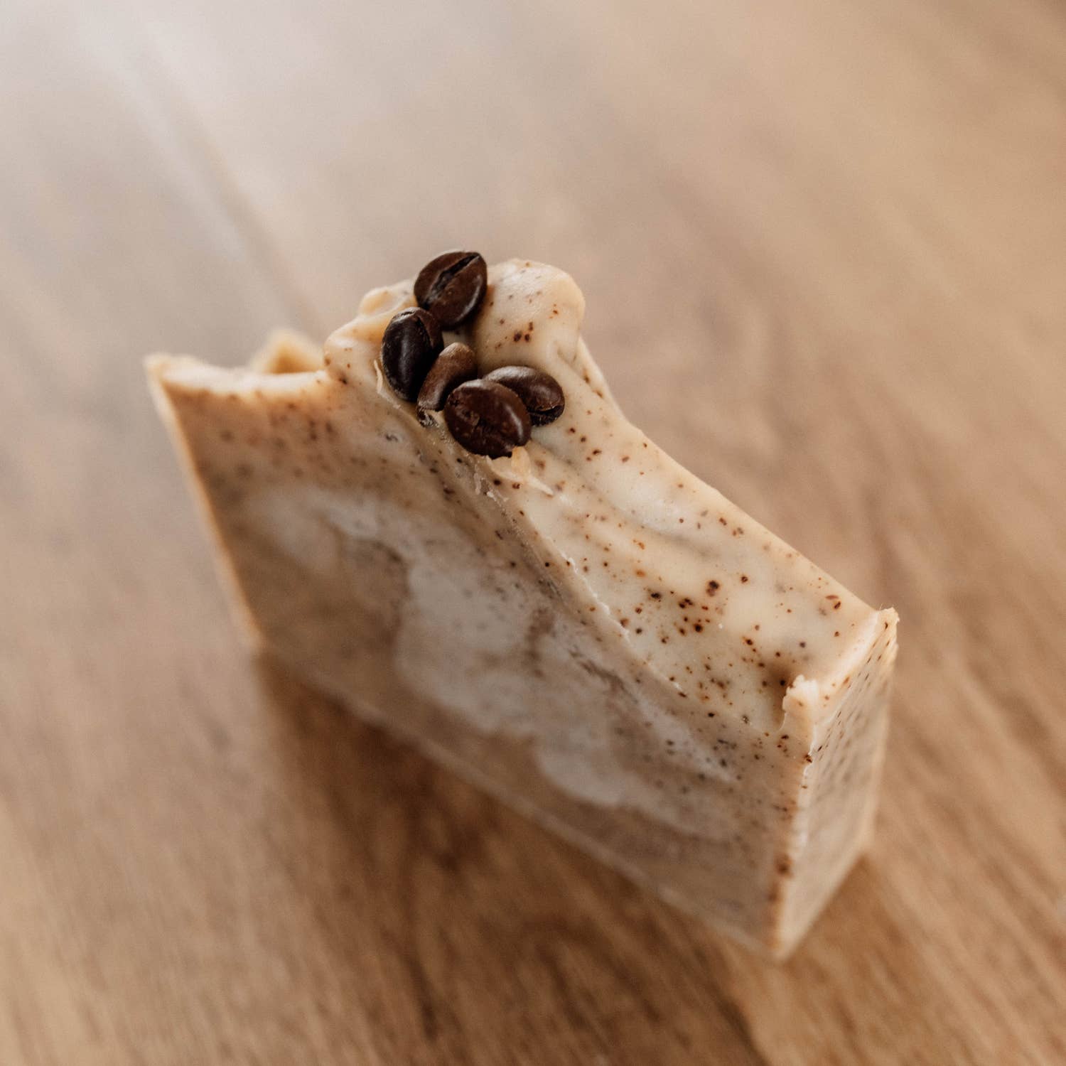 Exfoliërende zeep met koffie/hazelnoot - hygiënische scrub voor huidverzorging