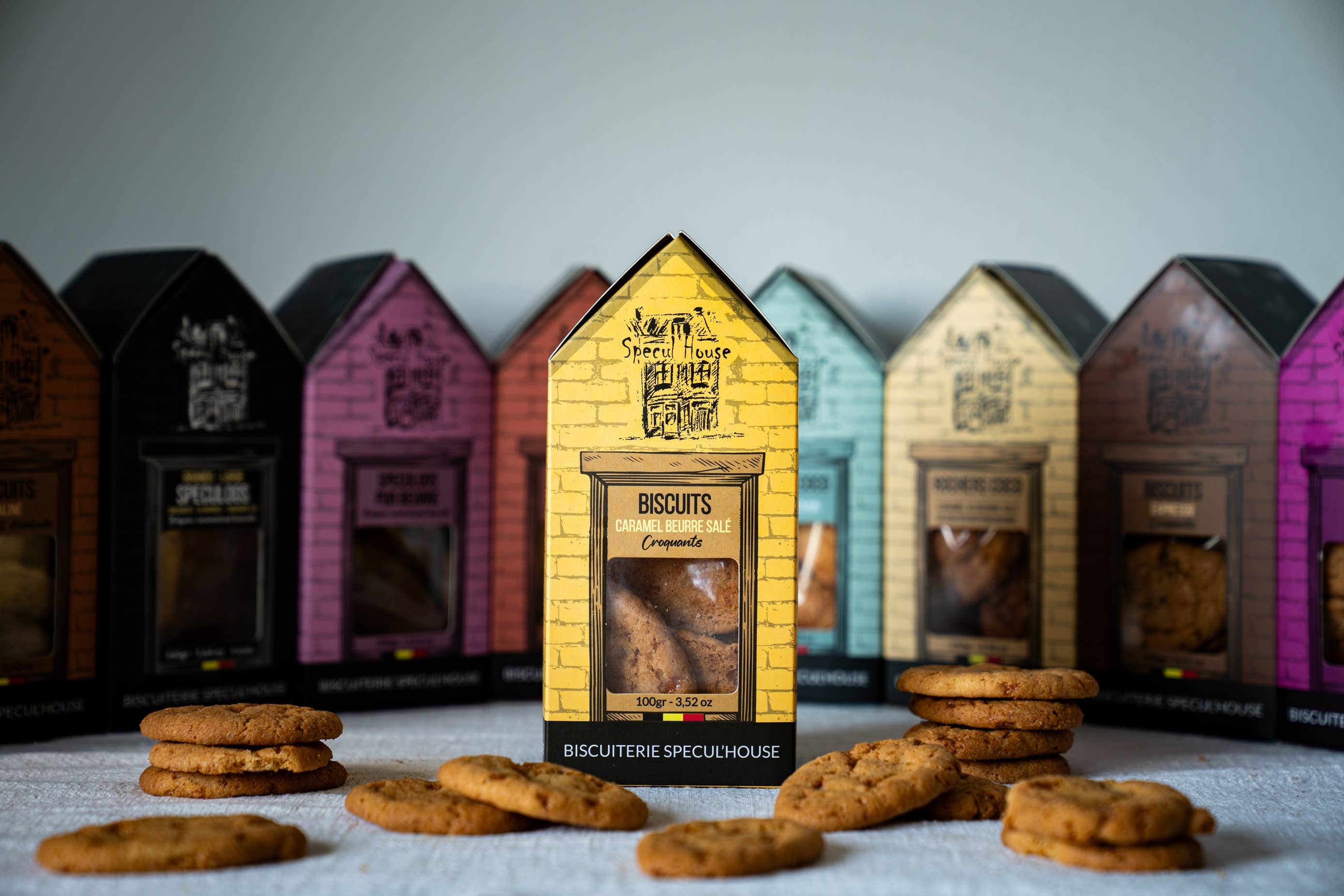 'Crunch' koekjes met karamel met gezouten boter - 100 g